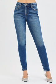 Throttle Tummy Control Mid Rise Ankle Skinny Jeans