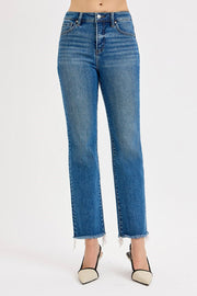 Catwalk TC High Rise Straight Fit Ankle Crop Jeans