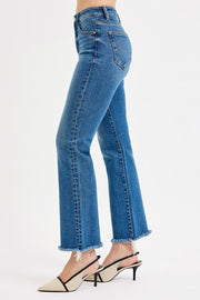 Catwalk TC High Rise Straight Fit Ankle Crop Jeans