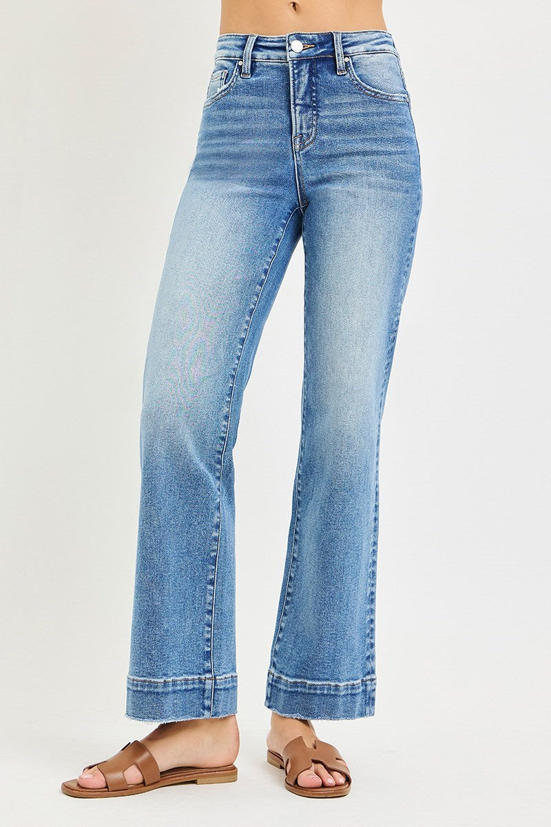 Lawman Tummy Control High Rise Trouser Straight Leg Jeans