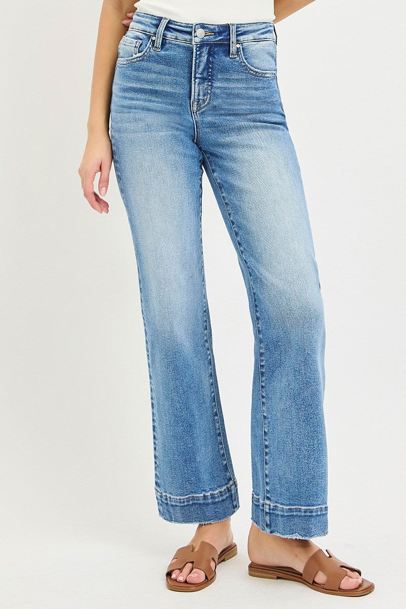 Lawman Tummy Control High Rise Trouser Straight Leg Jeans