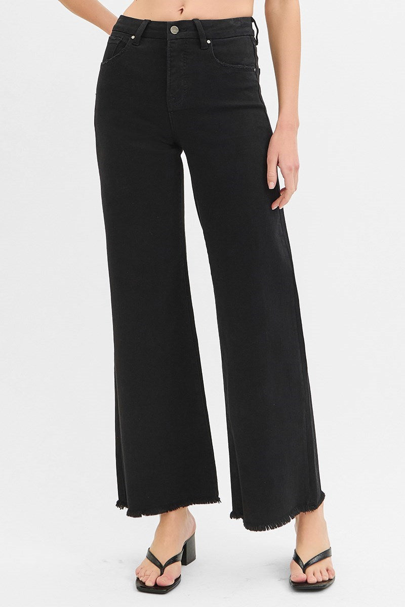 Nighthawk Tummy Control High Rise Wide Jeans