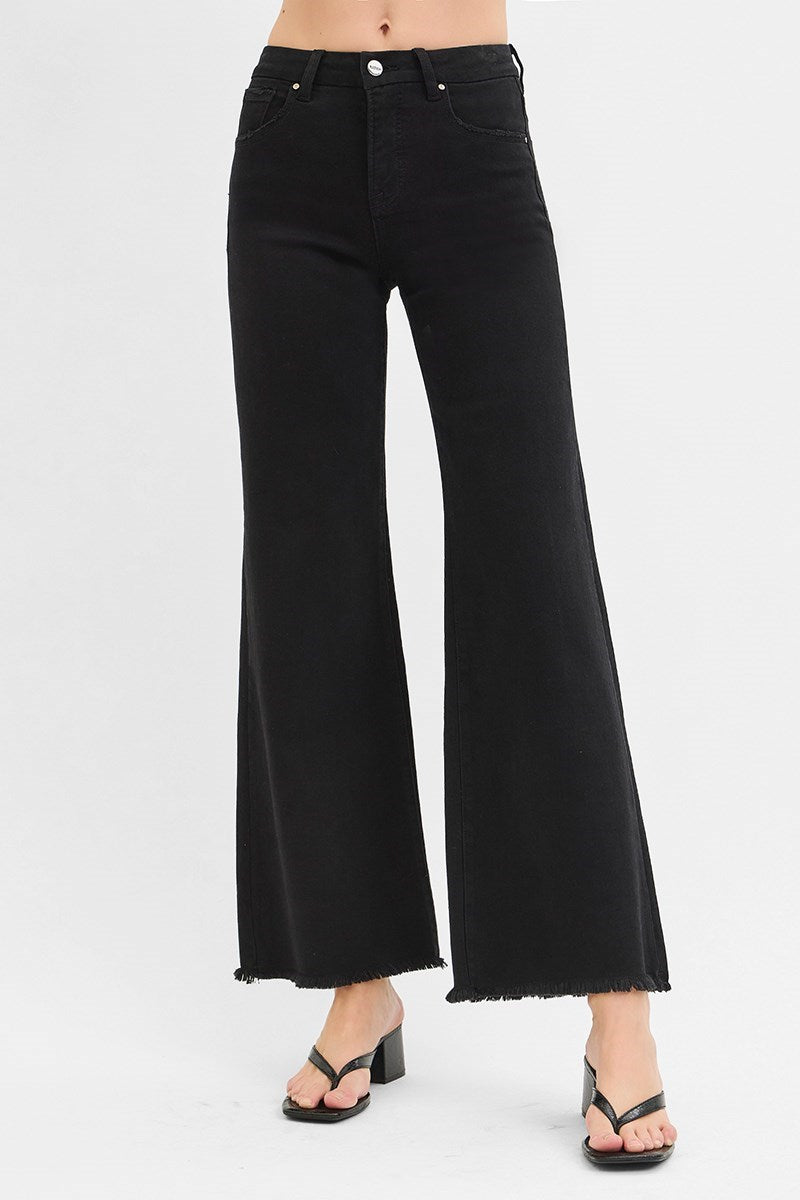 Nighthawk Tummy Control High Rise Wide Jeans