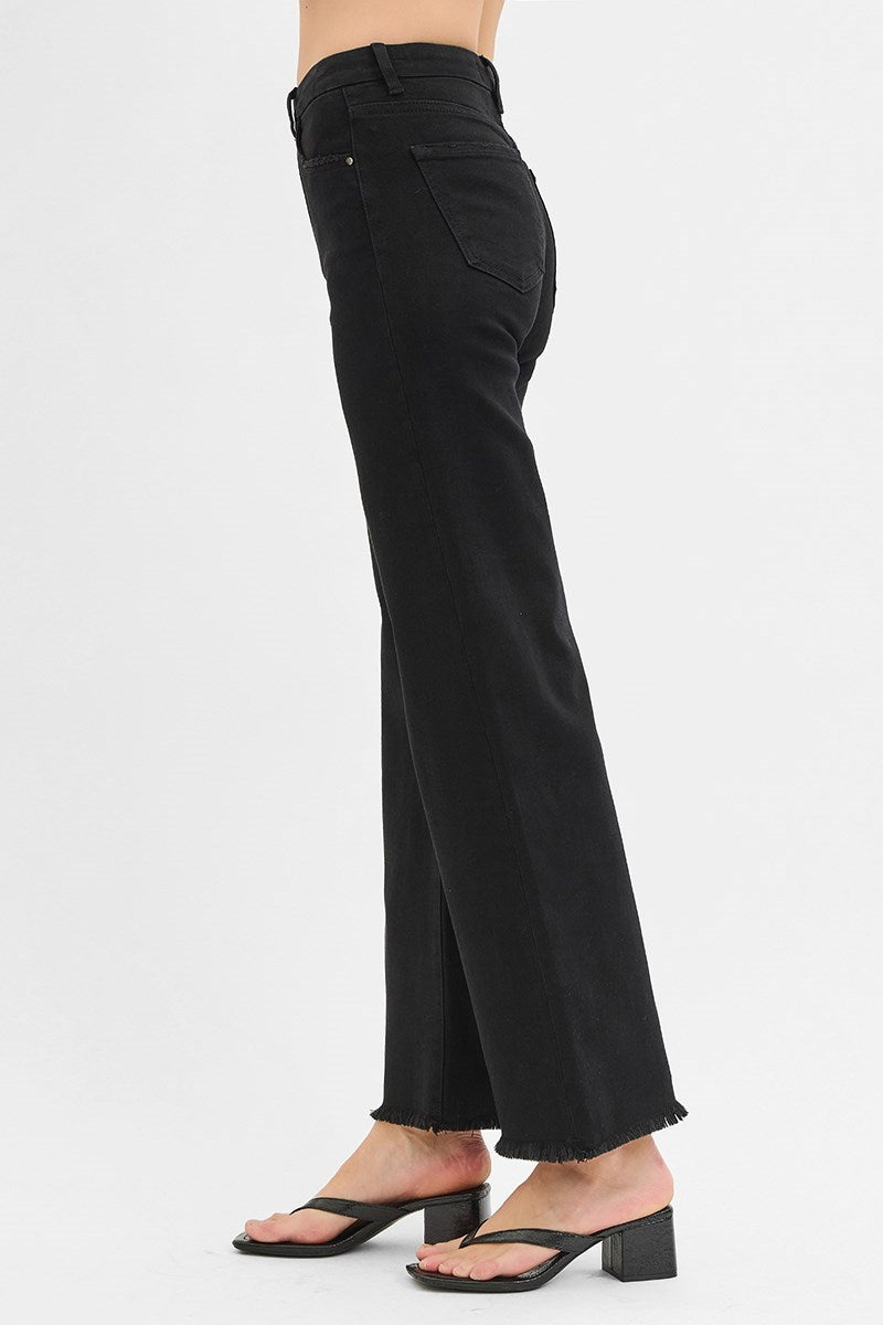 Nighthawk Tummy Control High Rise Wide Jeans
