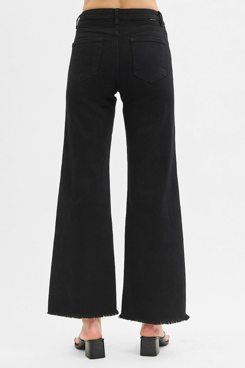 Nighthawk Tummy Control High Rise Wide Jeans
