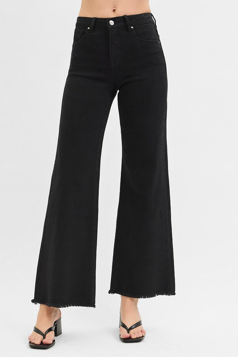 Nighthawk Tummy Control High Rise Wide Jeans