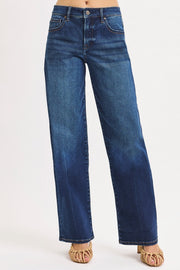 Cattleman Mid Rise Baggy Wide Jeans