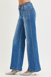 Cattle Drive High Rise Wide Leg Jeans