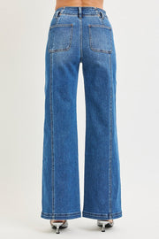 Cattle Drive High Rise Wide Leg Jeans