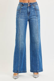 Cattle Drive High Rise Wide Leg Jeans