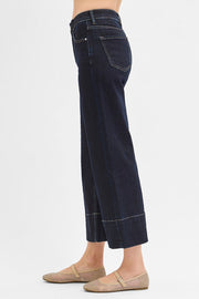Jailbreak TC High Rise Front Seam Wide Crop Jeans