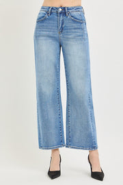 Breaking Bad High Rise Slouchy Crop Wide Jeans