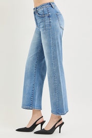 Breaking Bad High Rise Slouchy Crop Wide Jeans