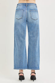Breaking Bad High Rise Slouchy Crop Wide Jeans