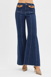 Hide Your Crazy High Rise Wide Flare Jeans