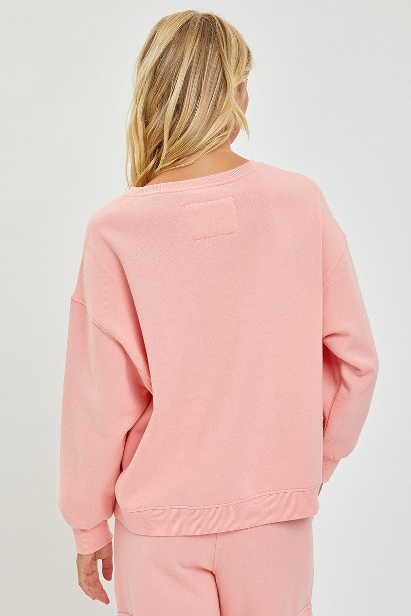 Risen Oversized Step Hem Sweatshirt