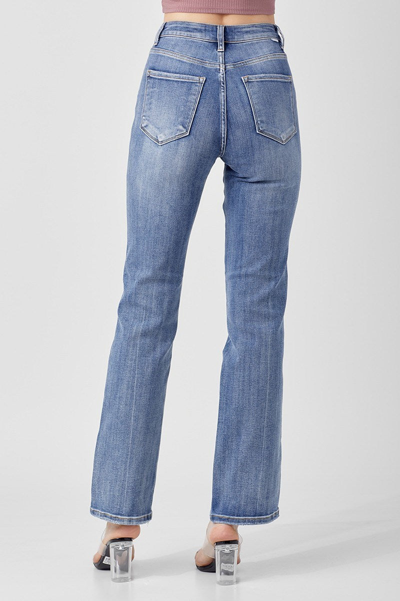 Reign High Rise Slim Straight Jeans