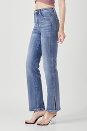 Reign High Rise Slim Straight Jeans