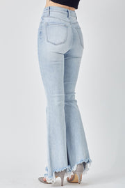 Bandero High Rise Wide Flare Leg Jeans