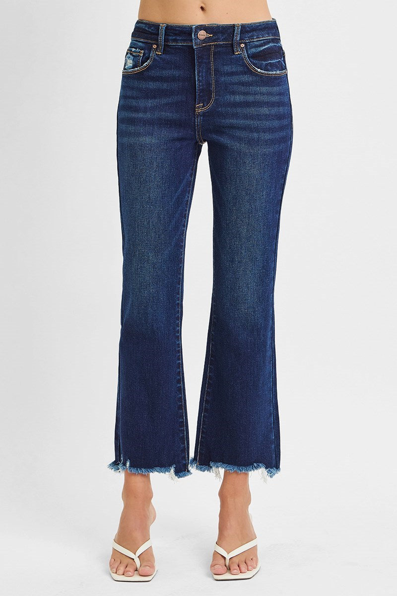 Thunderbird High Rise Crop Straight-Slim Jeans