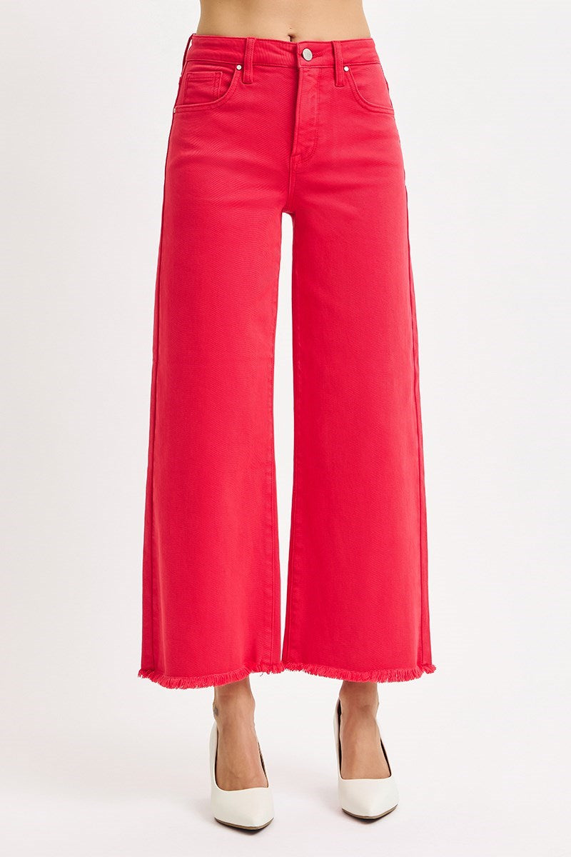 Siren Tummy Control High Rise Wide Leg Crop Pants