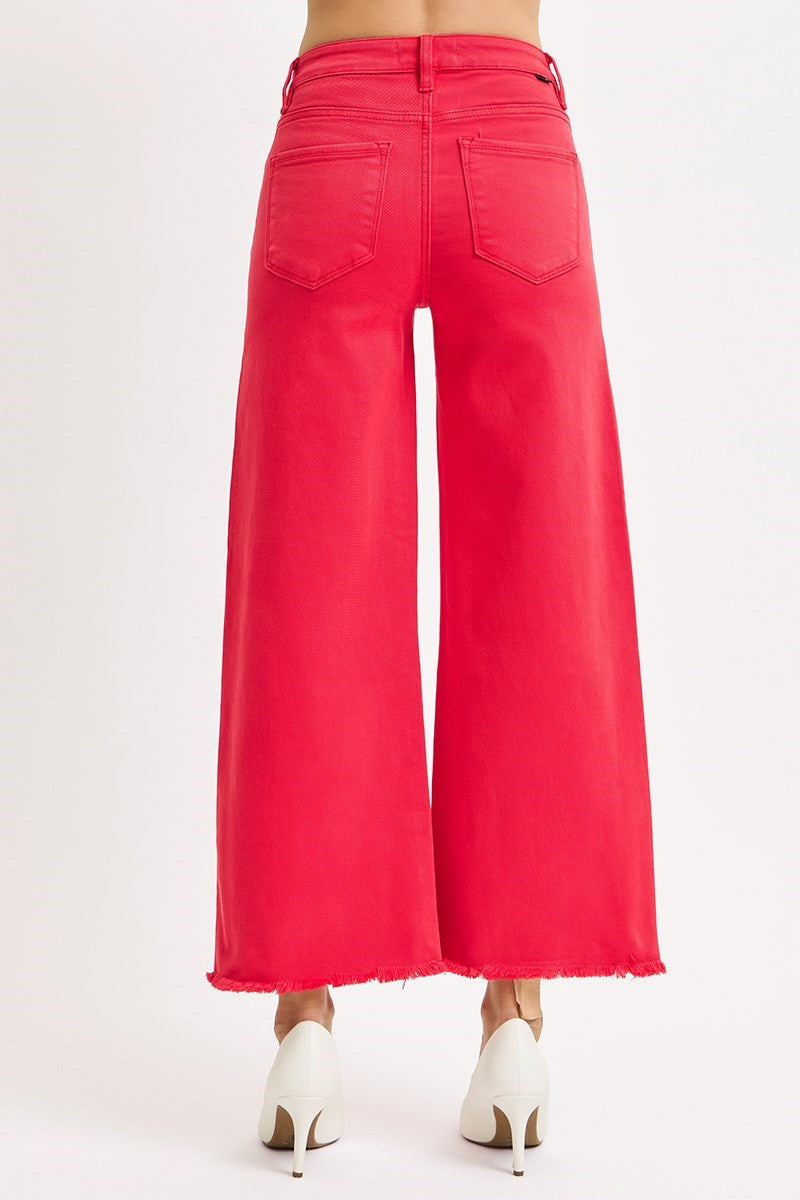 Siren Tummy Control High Rise Wide Leg Crop Pants