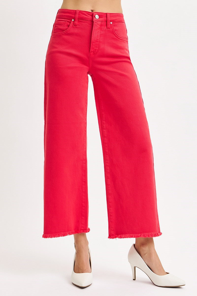 Siren Tummy Control High Rise Wide Leg Crop Pants