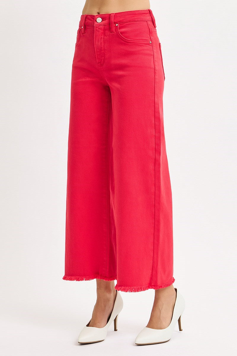 Siren Tummy Control High Rise Wide Leg Crop Pants