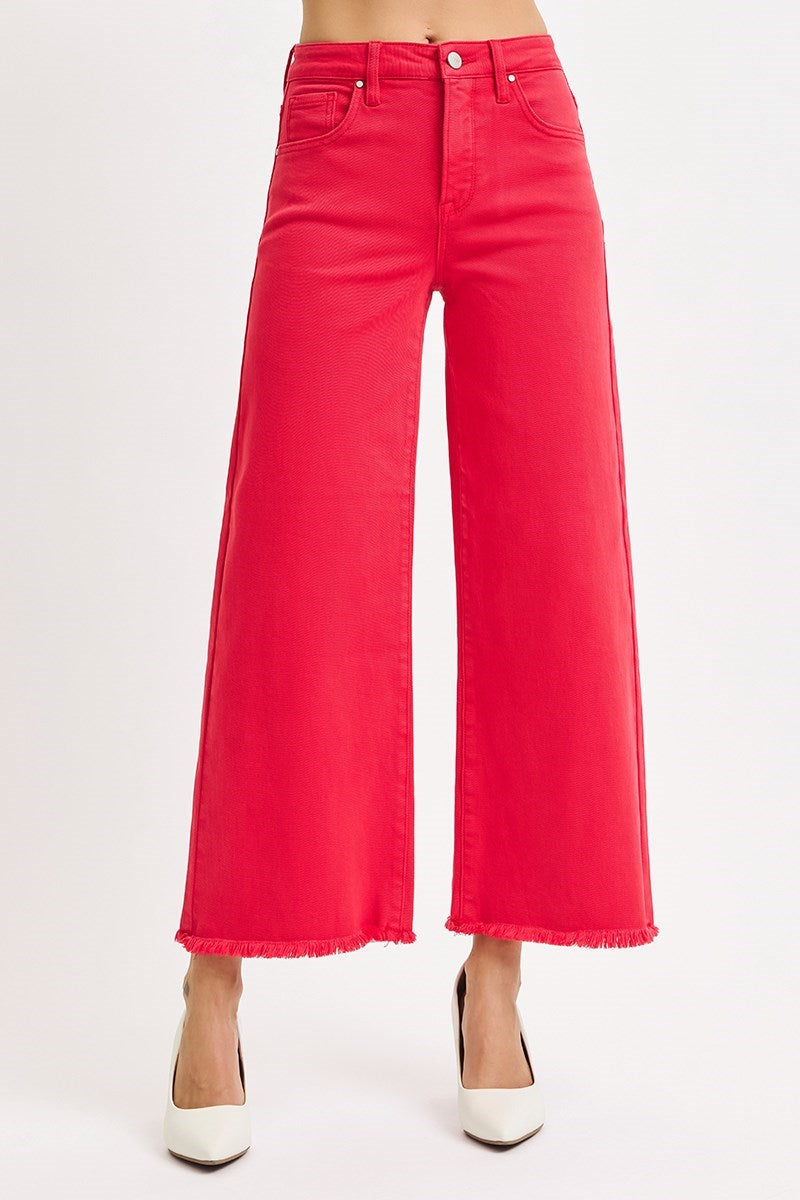 Siren Tummy Control High Rise Wide Leg Crop Pants