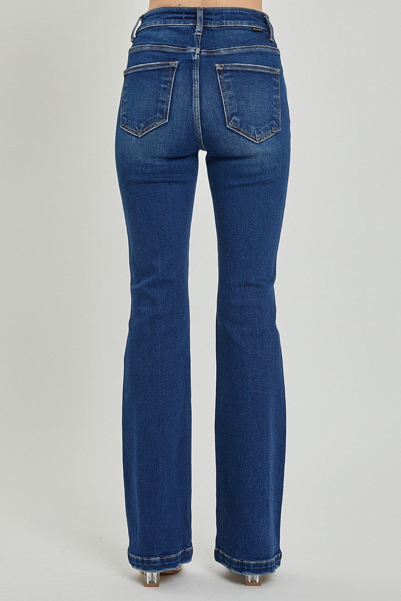 Pistol High Rise Button Fly Boot Cut Jeans