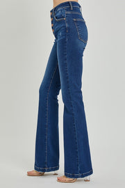 Pistol High Rise Button Fly Boot Cut Jeans