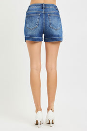 Risen High Rise Side Slit Basic Shorts