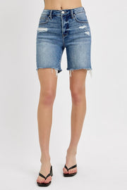 Risen TC High Rise Loose Fit Mid-Length Shorts