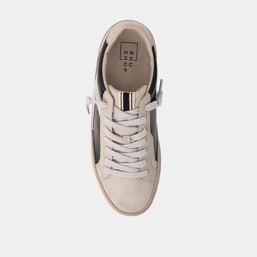 Robbie - Black Patent - Casual Sneaker by Shu Shop