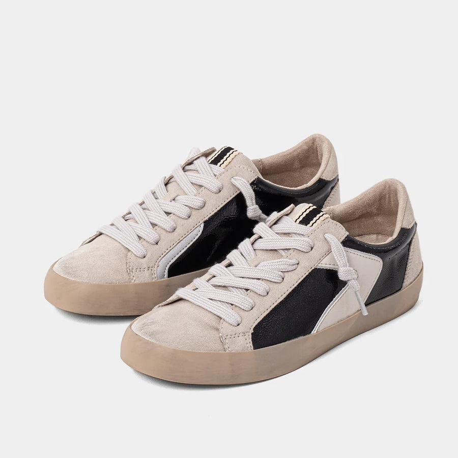 Robbie - Black Patent - Casual Sneaker by Shu Shop