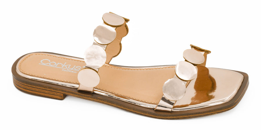 Corkys ROUND OF APPLAUSE Slide Sandal