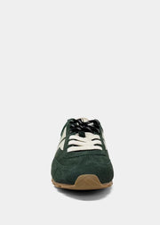 SARAH- Forest Green Suede - Casual Sneaker by Shu Shop