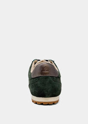 SARAH- Forest Green Suede - Casual Sneaker by Shu Shop