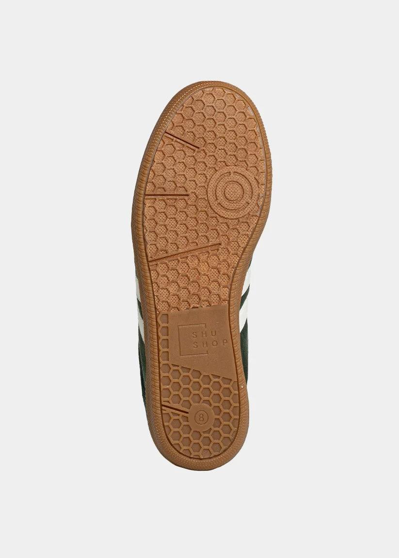 Sasha - Green Suede - Casual Sneaker by Shu Shop