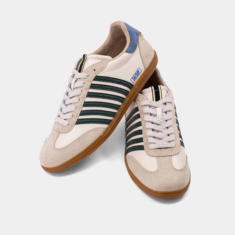 Stevie - Dark Green - Casual Sneaker by Shu Shop
