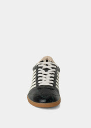 Stevie - Dark Green Snake - Casual Sneaker by Shu Shop