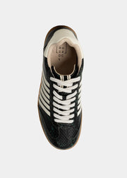Stevie - Dark Green Snake - Casual Sneaker by Shu Shop