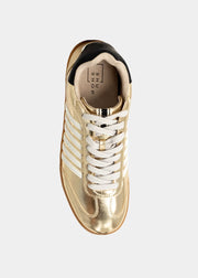 Stevie - Light Gold - Casual Sneaker by Shu Shop