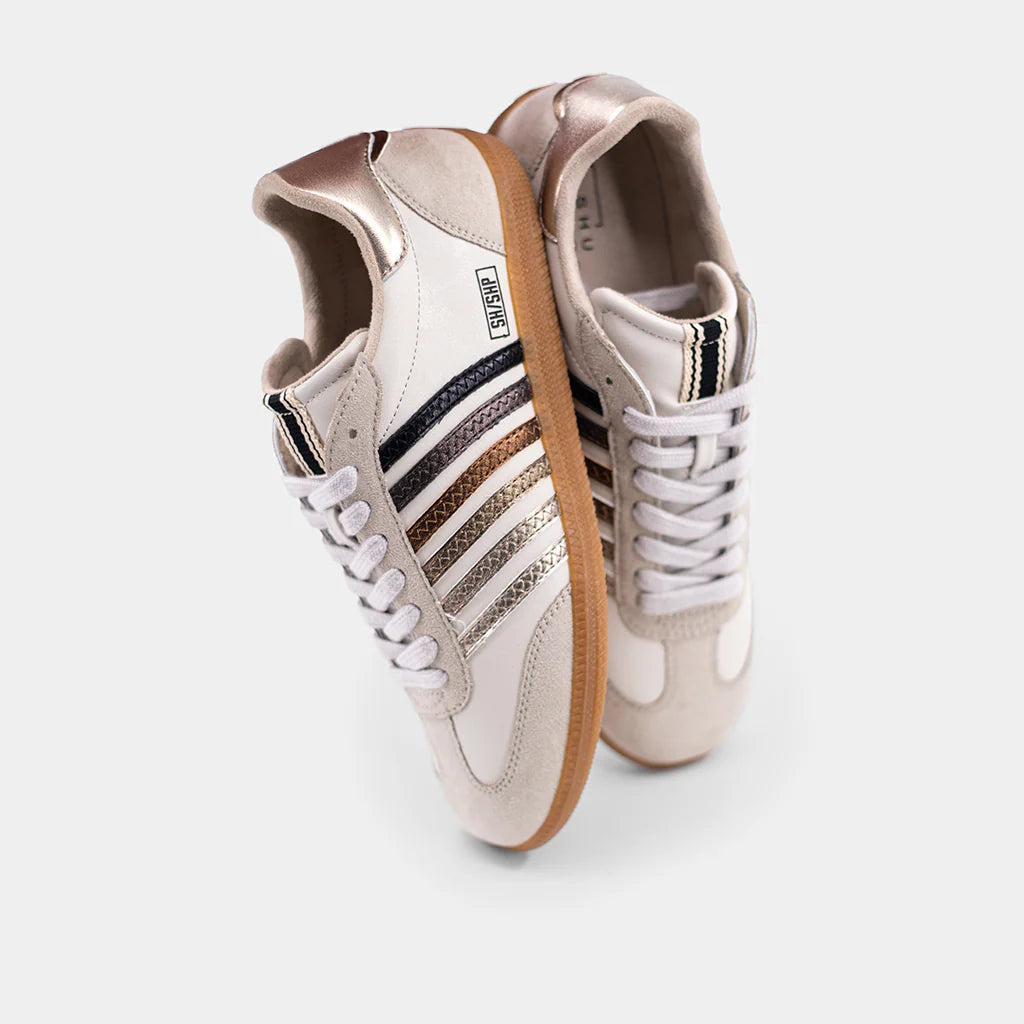 Stevie - Metallics - Casual Sneaker by Shu Shop