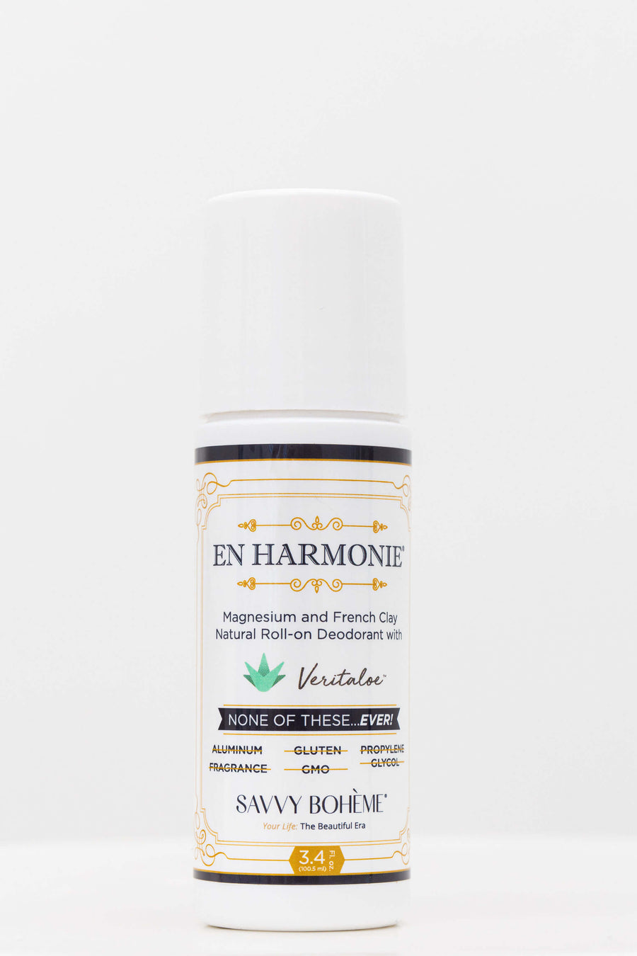 En Harmonie Magnesium and French Clay Natural Roll-on Deodorant - Savvy Boheme