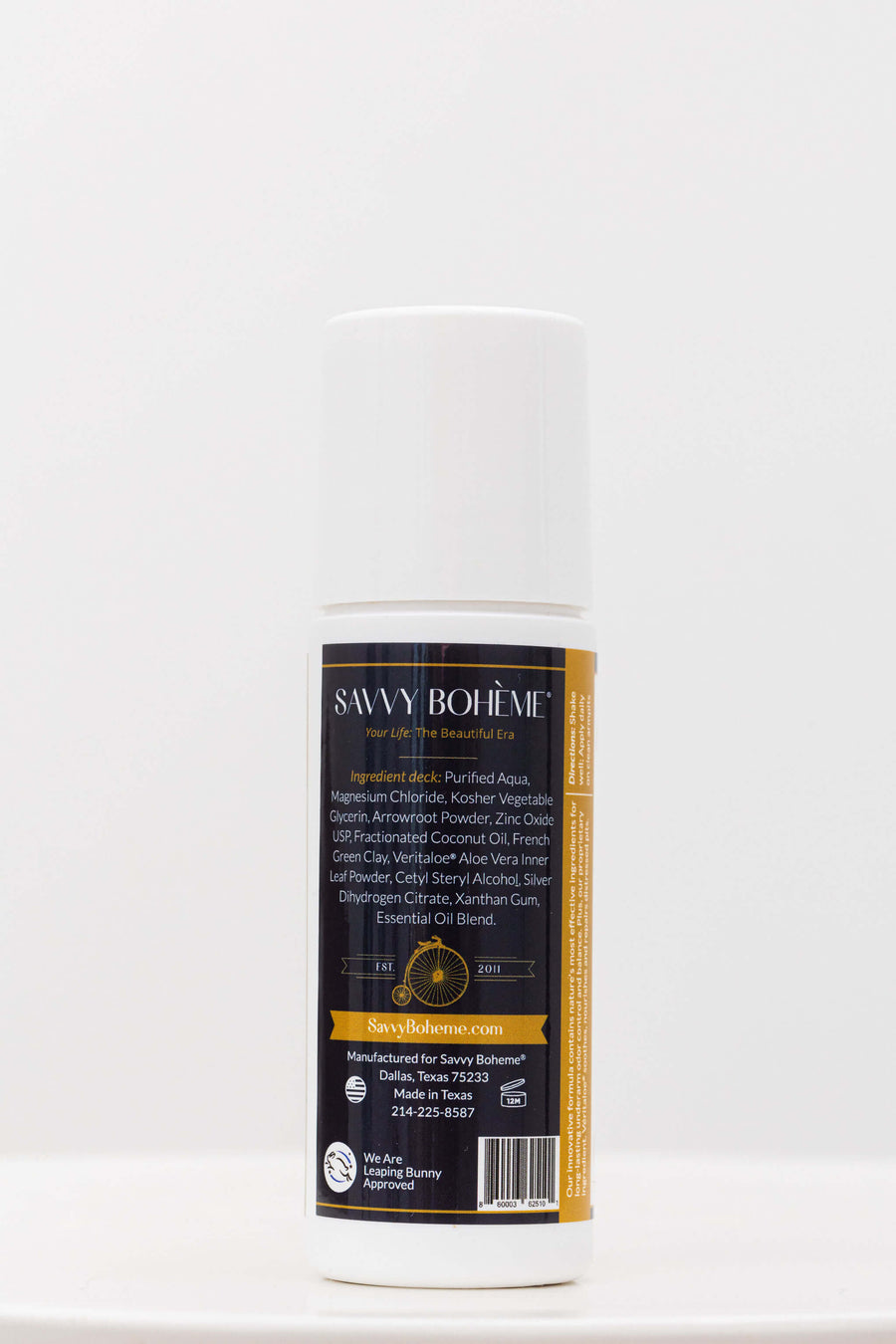 En Harmonie Magnesium and French Clay Natural Roll-on Deodorant - Savvy Boheme