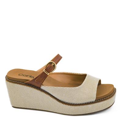 Corkys Treat Yourself Wedge Slide Sandal