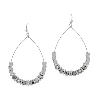 Meghan Browne Wink Hematite Earrings