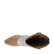Hey Girl By Corkys WHAT THE CUFF Rhinestone Cuffed Suede Tall Boot