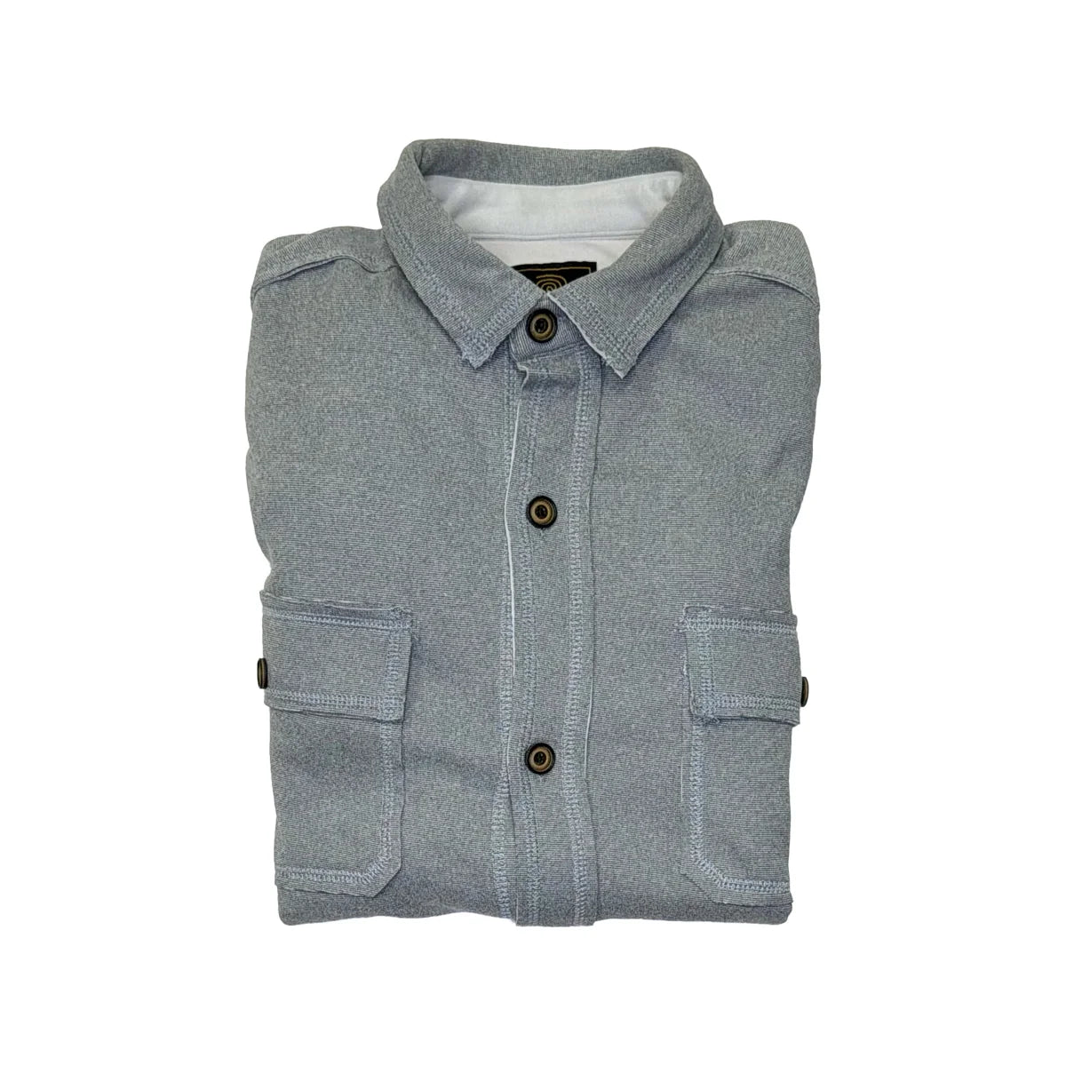 Derek Men's Sueded Collared Long Sleeve Shirt Jacket